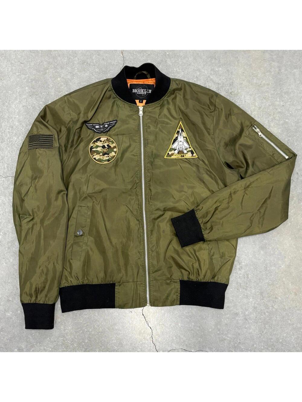 Brooklyn Standard Embroidered Bomber Jacket